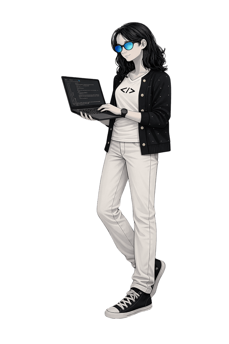 About me - Developer illustration